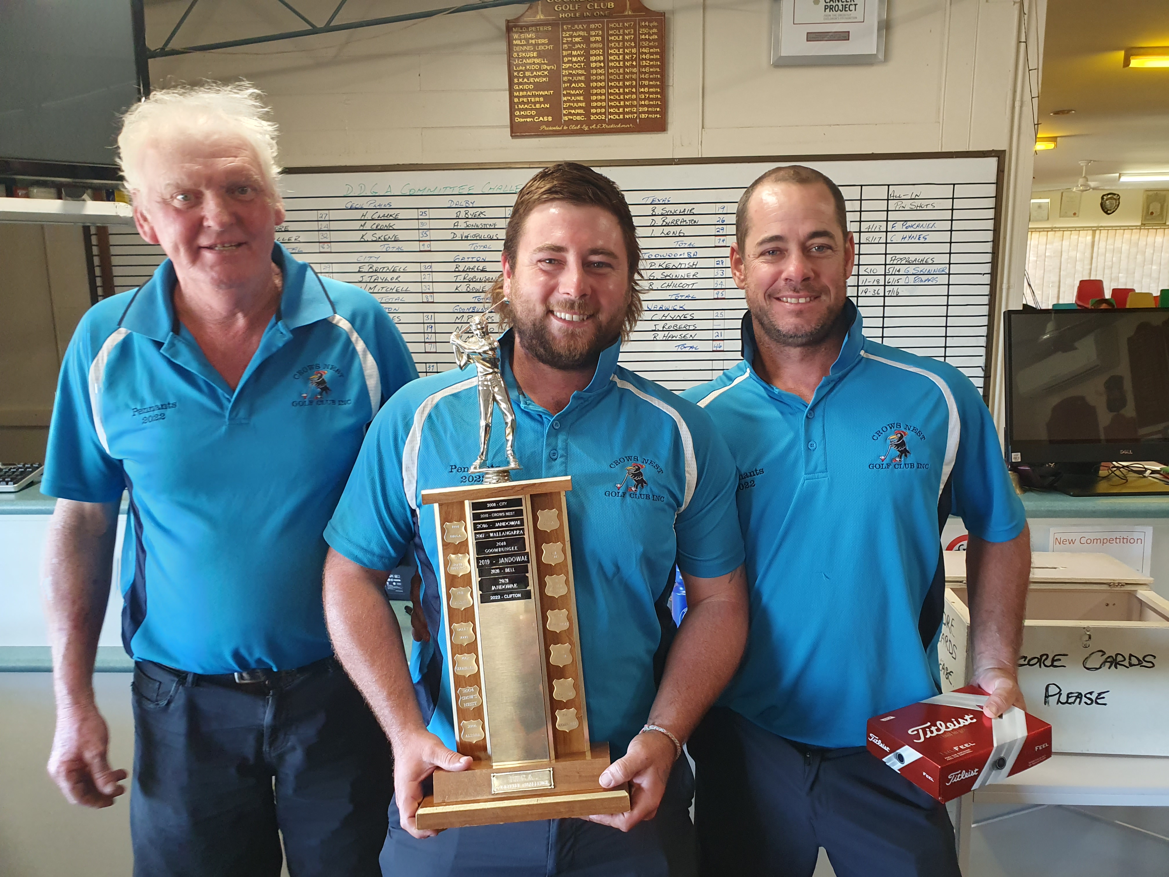 Crow’s Nest Team of Brian Phillips, Jack Thorpe and Greg Campbell